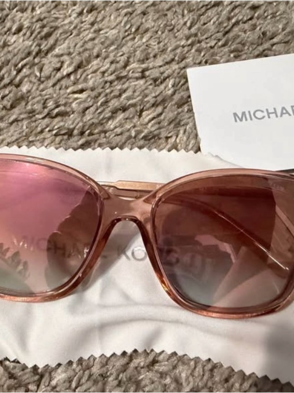 Michael Kors Rose-Tinted Gradient Women's Sunglasses